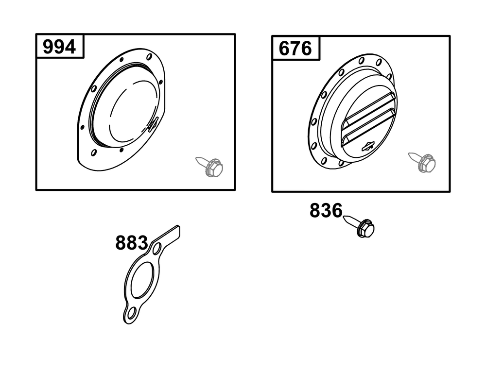 Exhaust Group Diagram and Parts List for 386777-0152-G1 200000 - 399999 Briggs and Stratton Engine